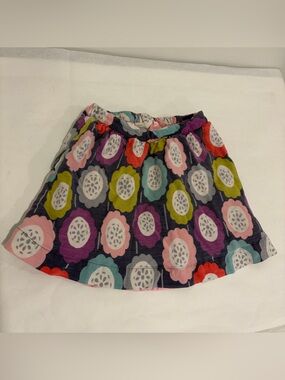 Mini Boden Multicolor Floral Print girls 4-5y skirt